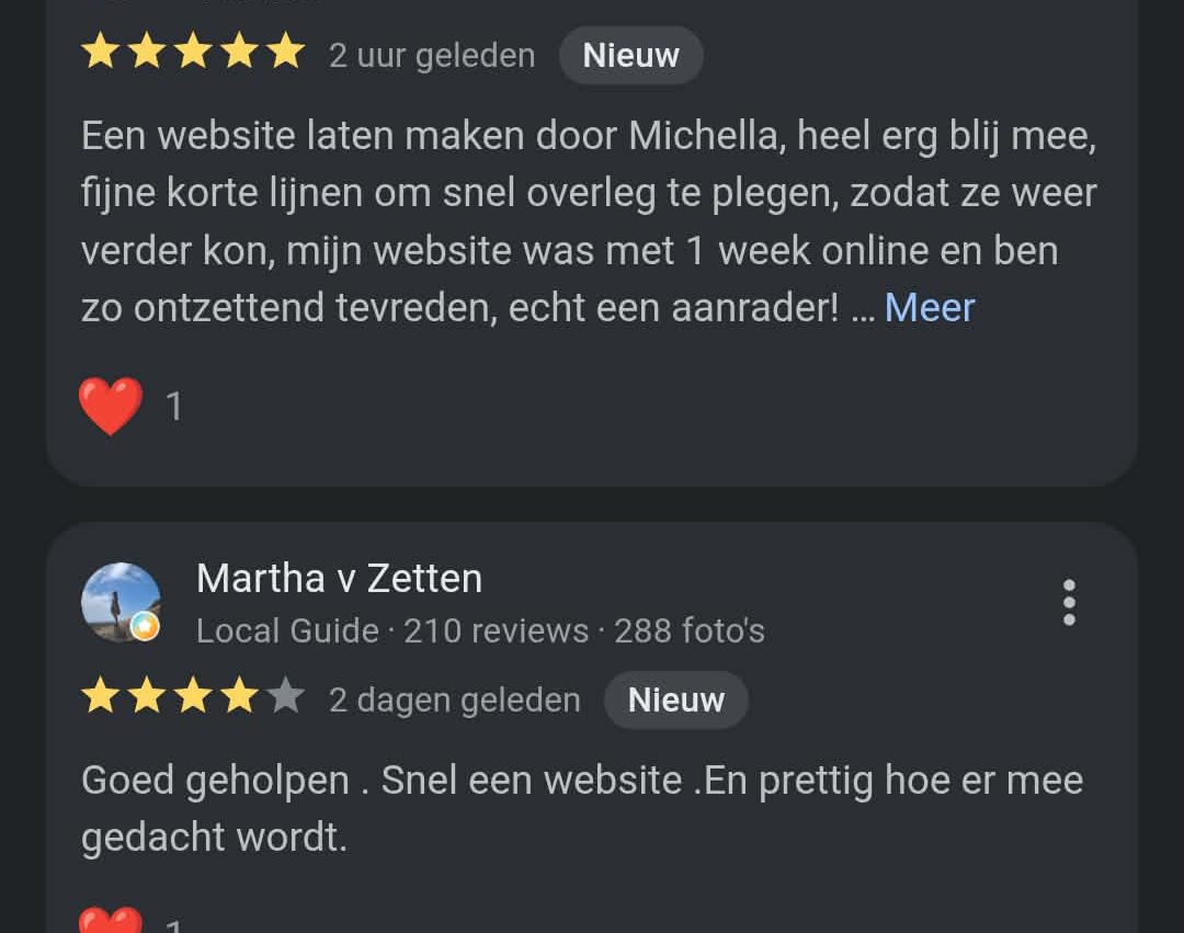 Reviews Creatieve Designs – Ervaringen met webdesign Reviews van klanten over Creatieve Designs en professioneel webdesign